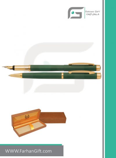 قلم نفیس ایپلمات pen iplomat ellesse-green-قلم تبلیغاتی ایپلمات فرهان گیفت