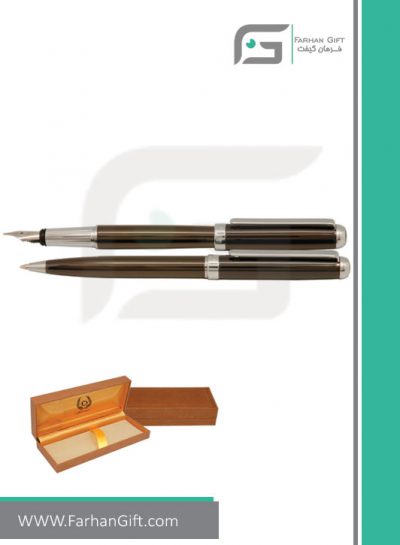قلم نفیس ایپلمات pen iplomat -Smoked-color قلم تبلیغاتی ایپلمات فرهان گیفت