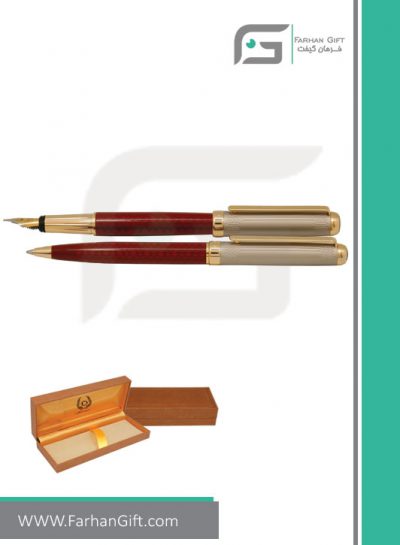 قلم نفیس ایپلمات pen iplomat -lord-red-silver قلم تبلیغاتی ایپلمات فرهان گیفت