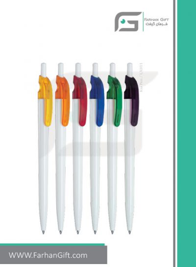 خودکار تبلیغاتی پلاستیکی plastic Advertising pen-R-Kia-Pen-LX011 فرهان گیفت